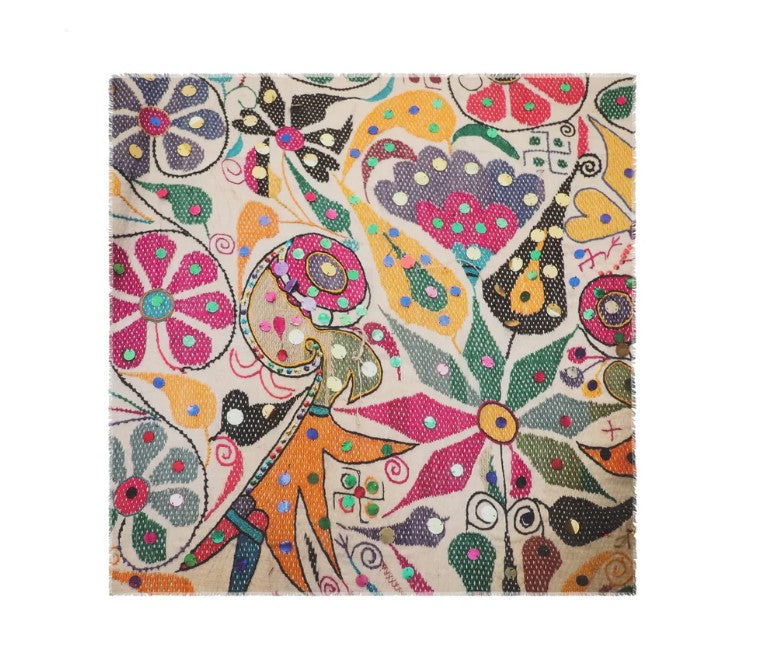 Scarf Ela Single Face Paillette