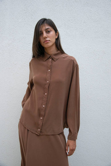 Man Shirt Choco-Brown