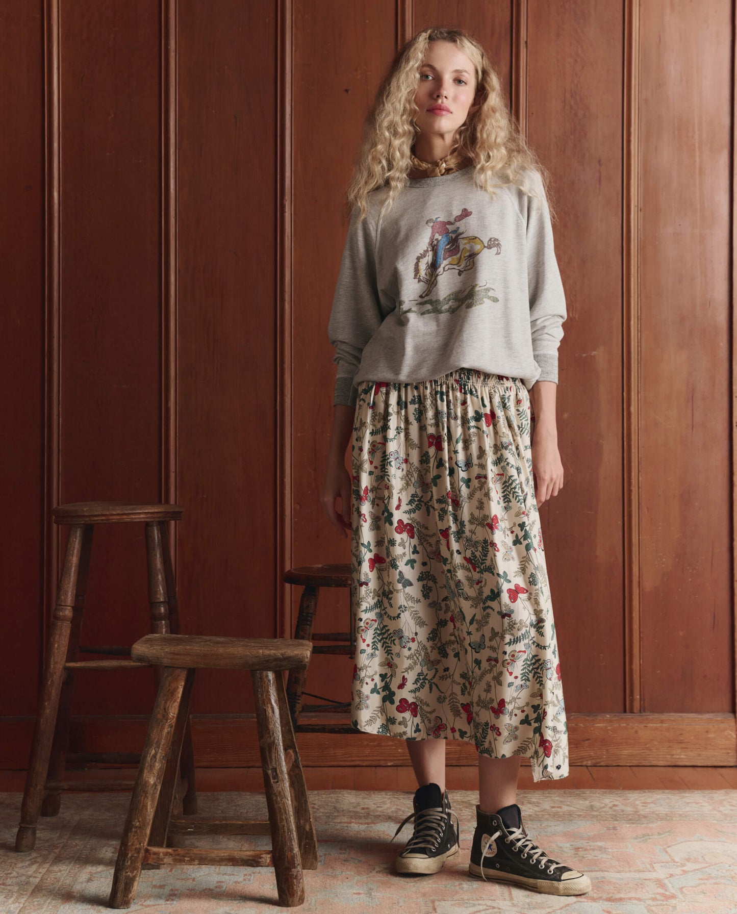 Skirt Canary K123060 Floating-Butterfly