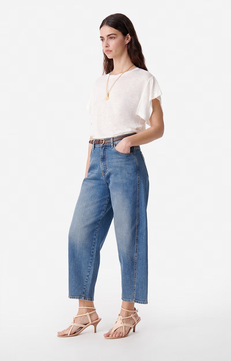 Jeans 1eva69-v04005 Bleu-Gris