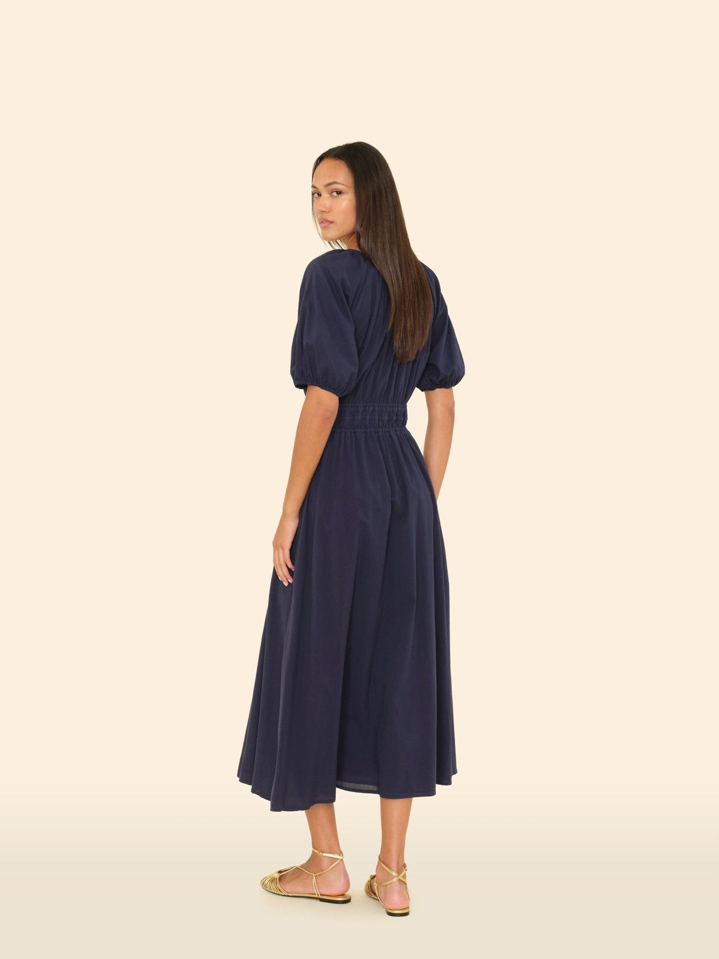 Dress X4ctp022 Emeline Dress Navy
