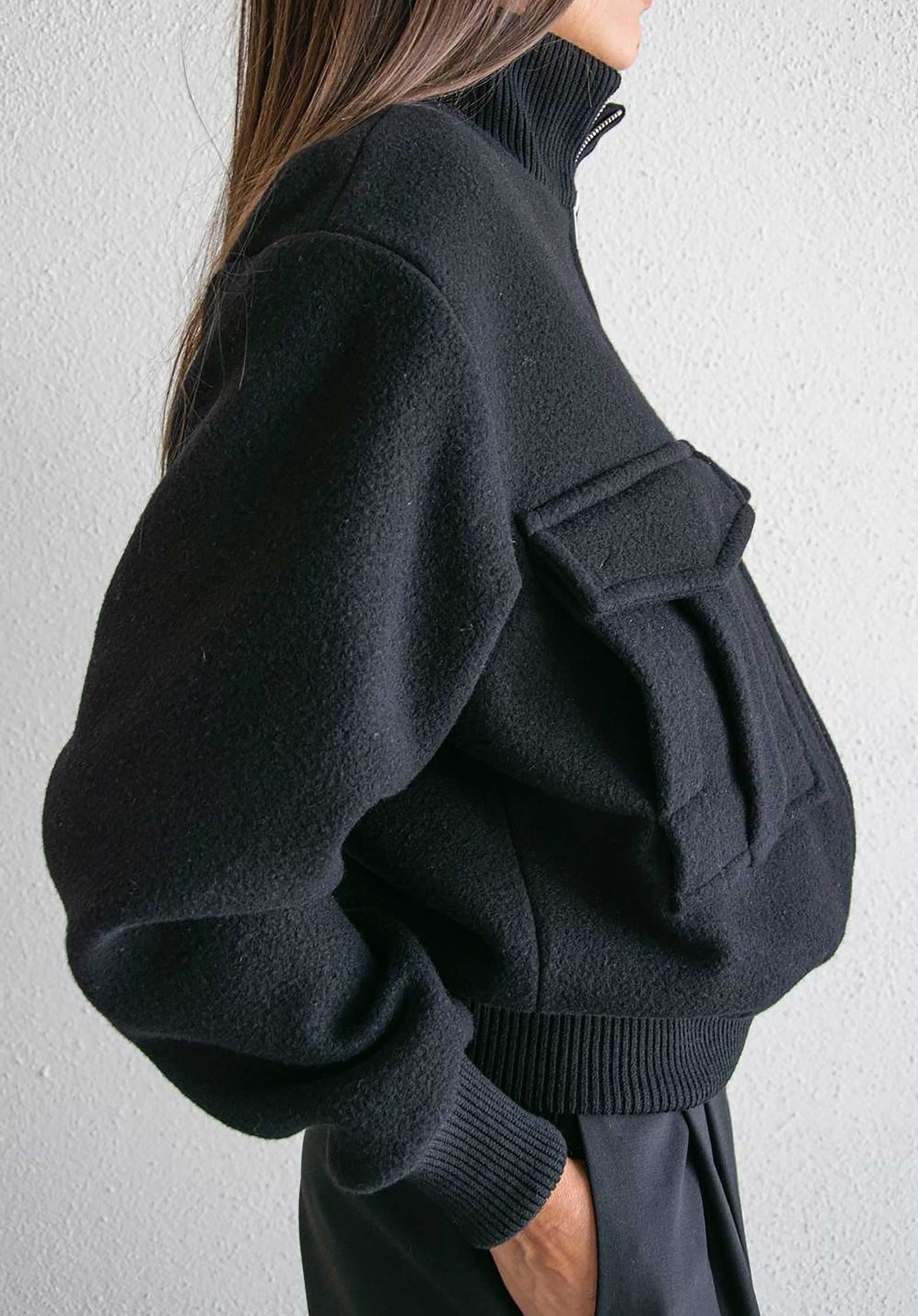 Jacket Baseball Jack Wo Black