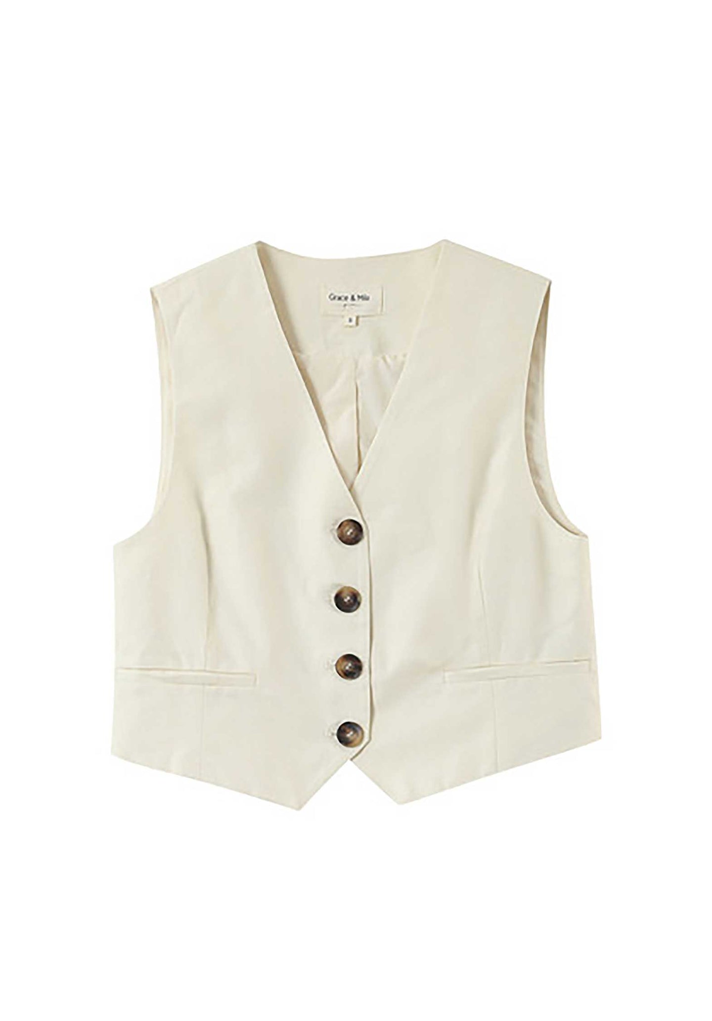 Gilet Penn Ecru