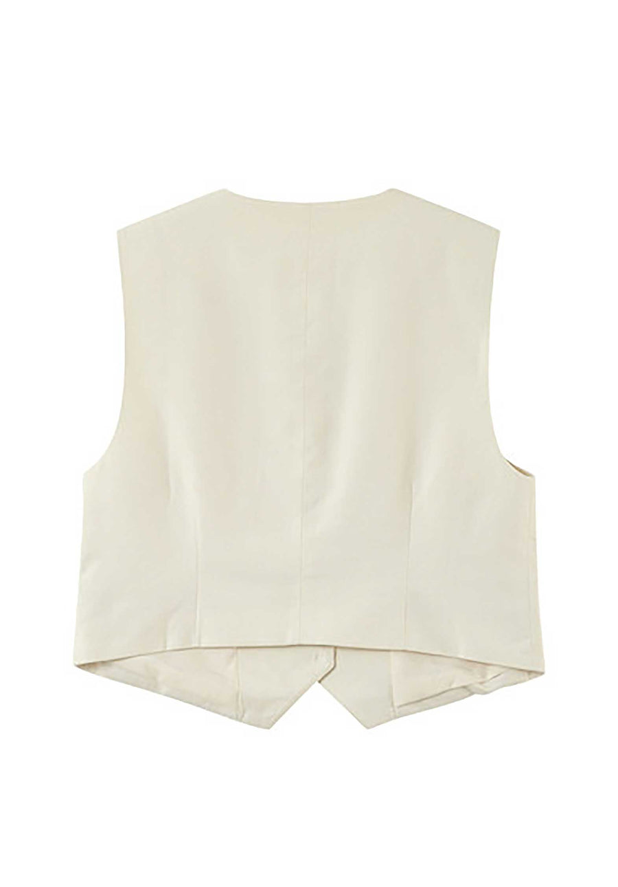 Gilet Penn Ecru