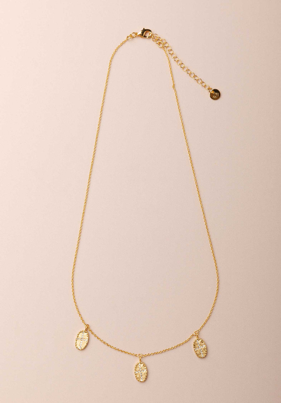 Necklace 22bbaznkw3 By Bazile Rdc 3 White-Gold