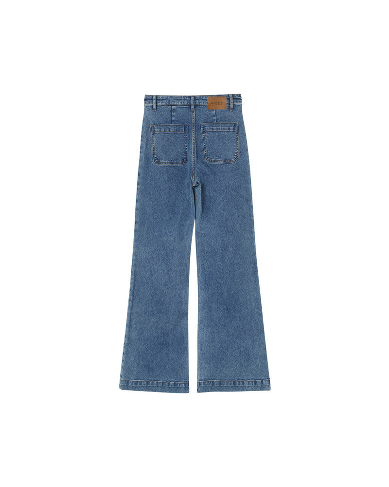 Jeans Pantalon 72 Bleu-Moyen