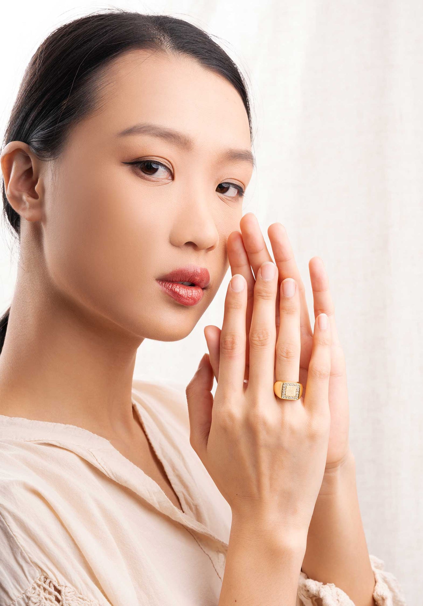 Ring Polydoros Cheval Gold