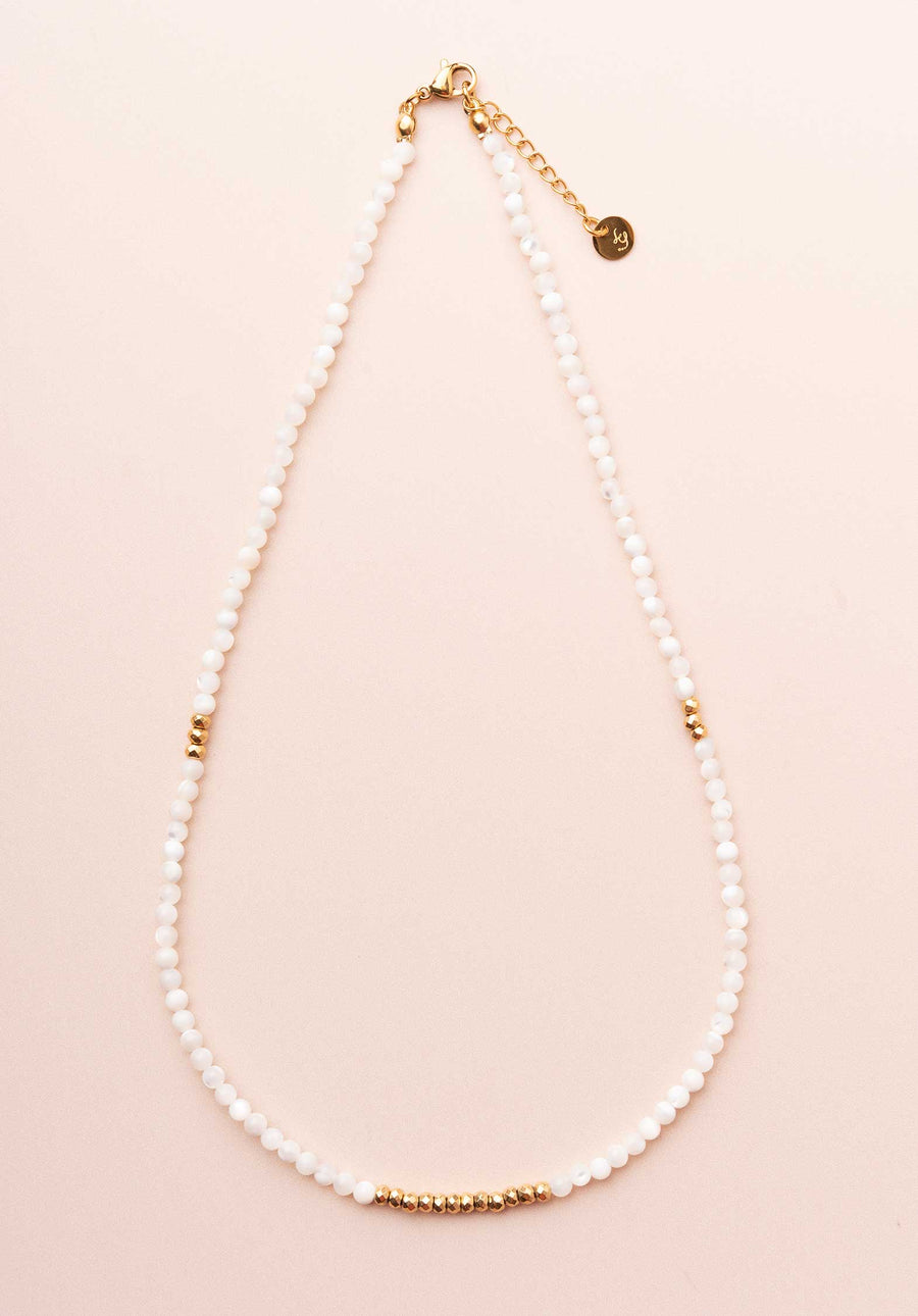 Necklace Maiva Collier Nacre-Blanche