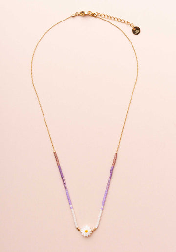 Necklace Paquerette Colli Violet