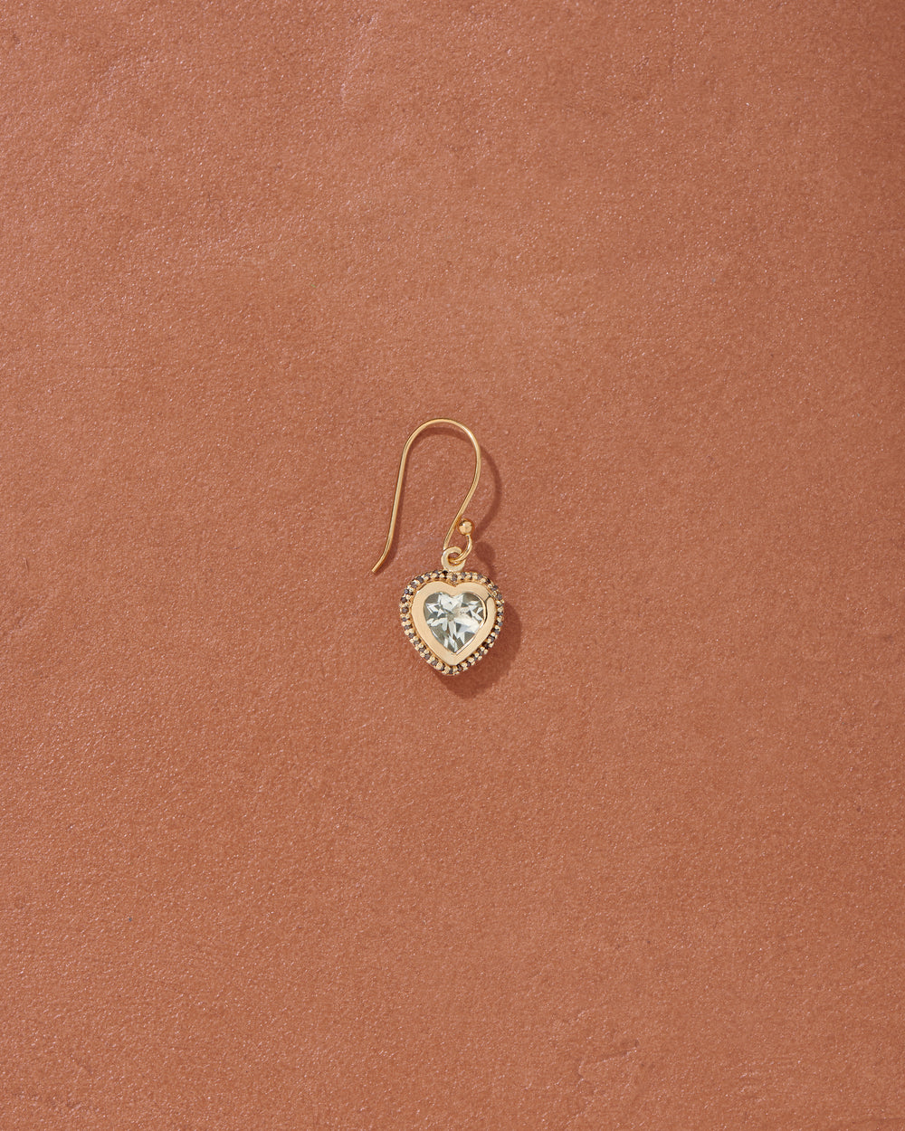 Earring Gini Boucles Amethyste-Verte