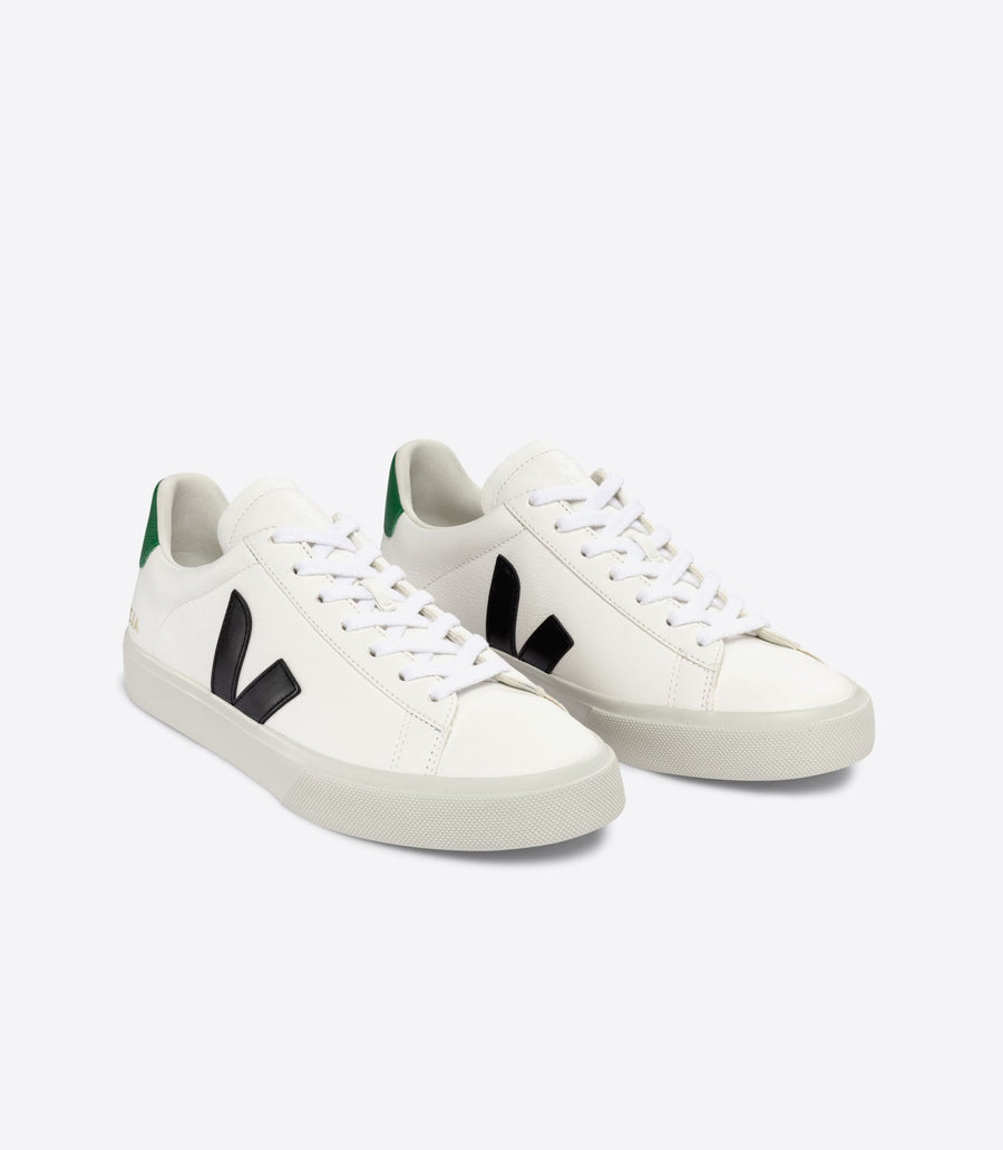 Shoes Campo Chromefree Leather Cp0503155 White-Black-Emeraude