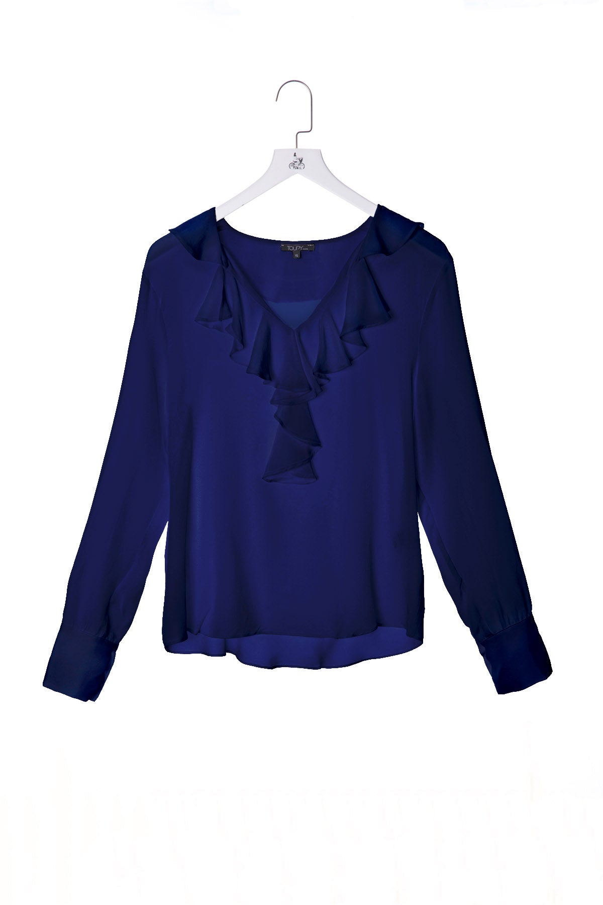 Ruffled Silk Top