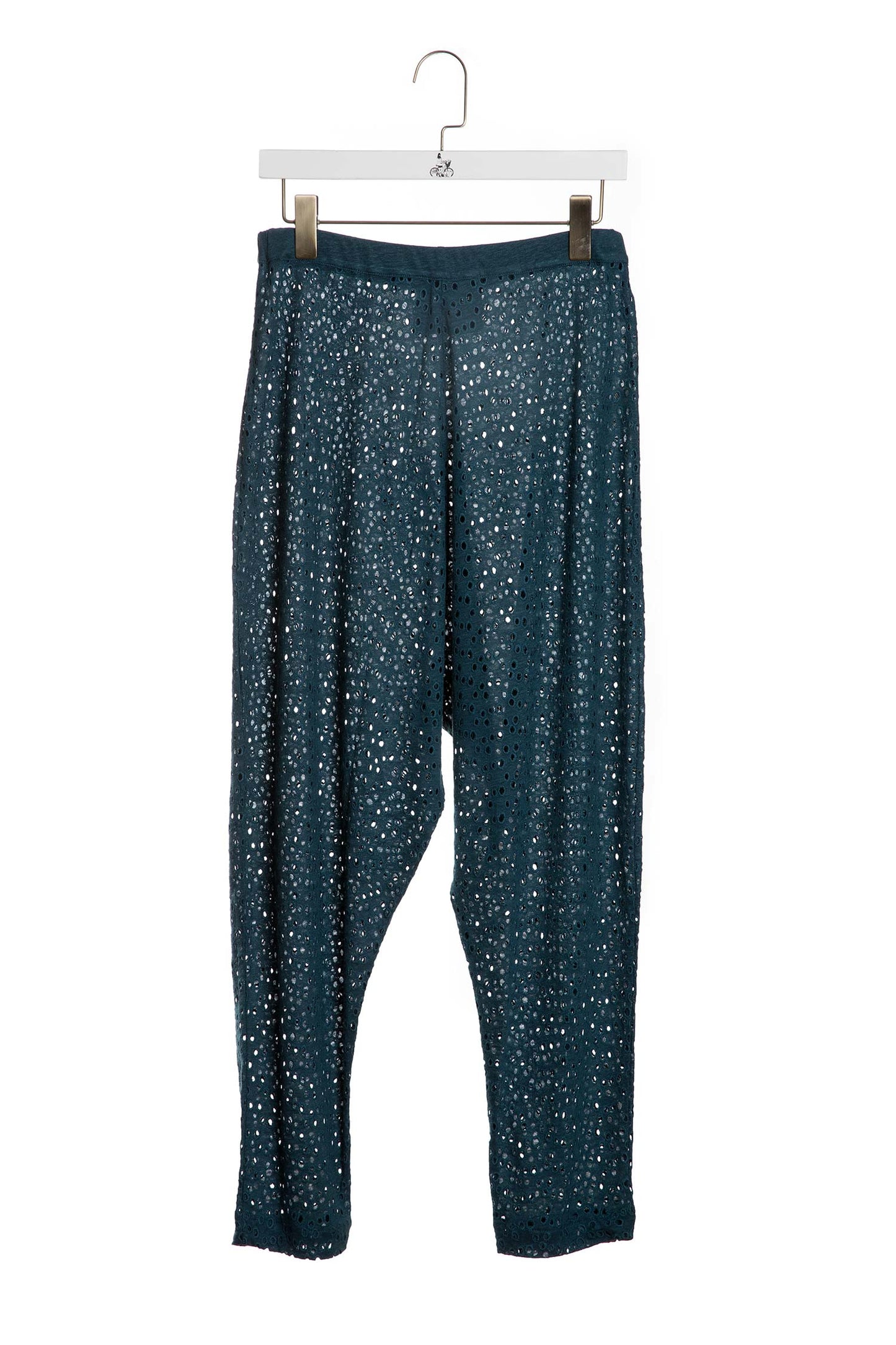 Linen Dropped Crotch Pants