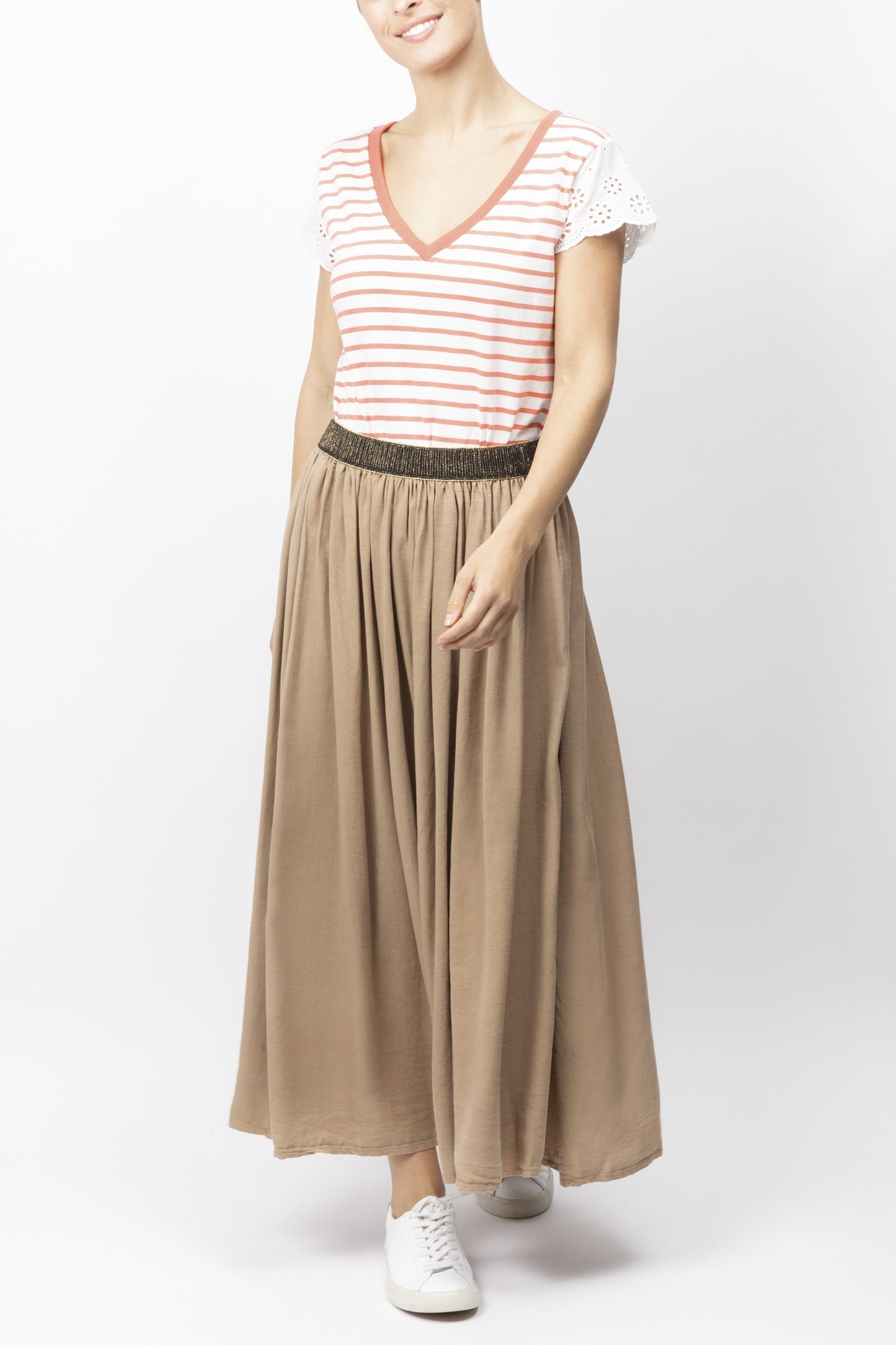 Striped Lace T-shirt