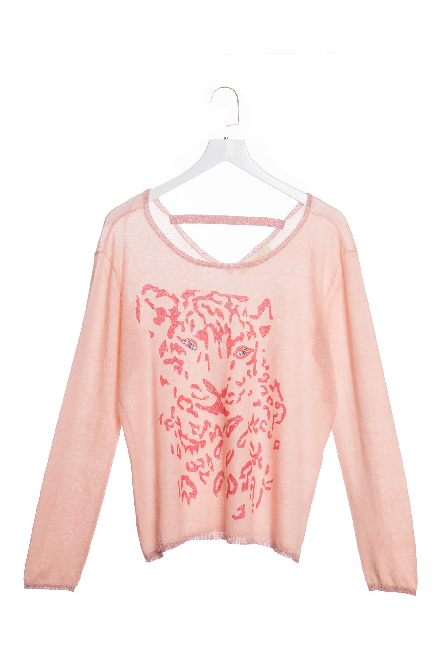 Animal Printed Long-sleeved T-shirt - RUE MADAME | BOUTIQUE PARISIENNE