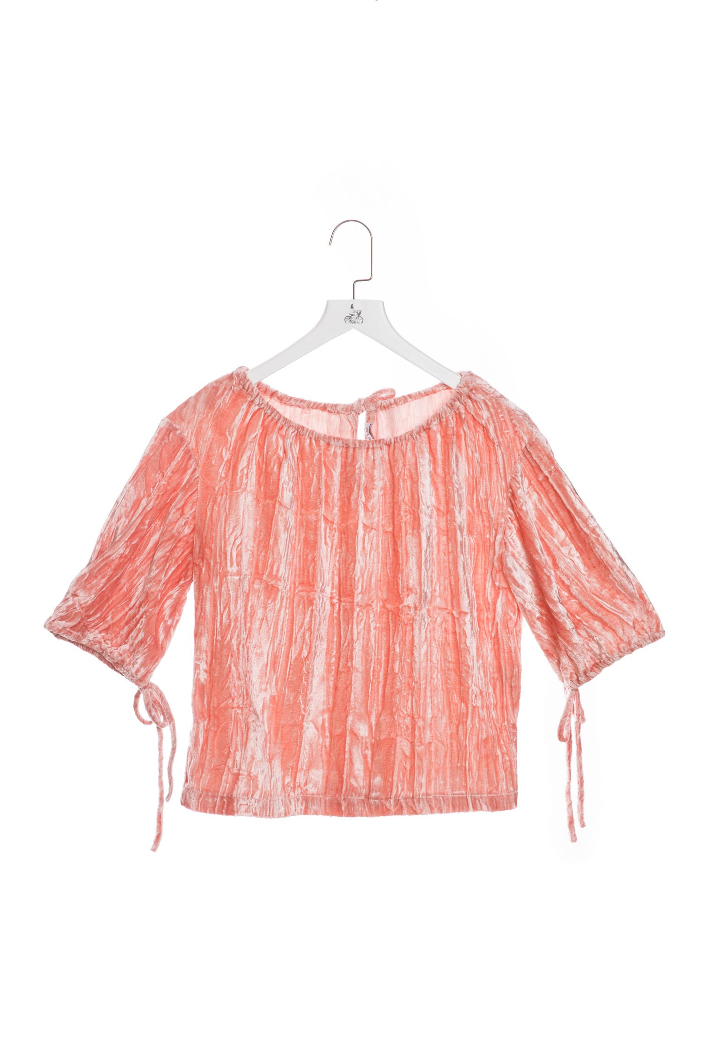 Velvet Mid-Sleeved Top