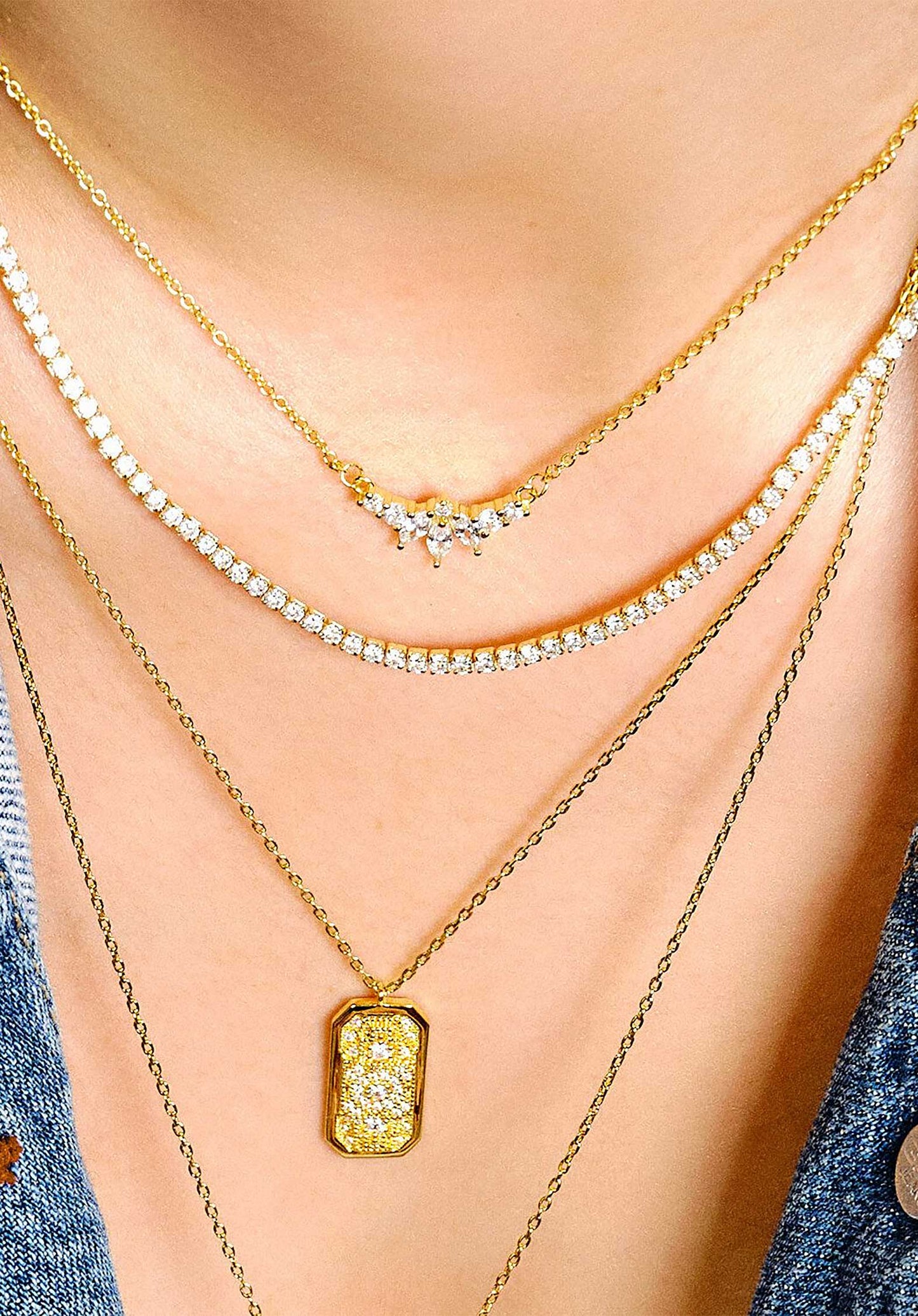 Necklace Co-196g Gold