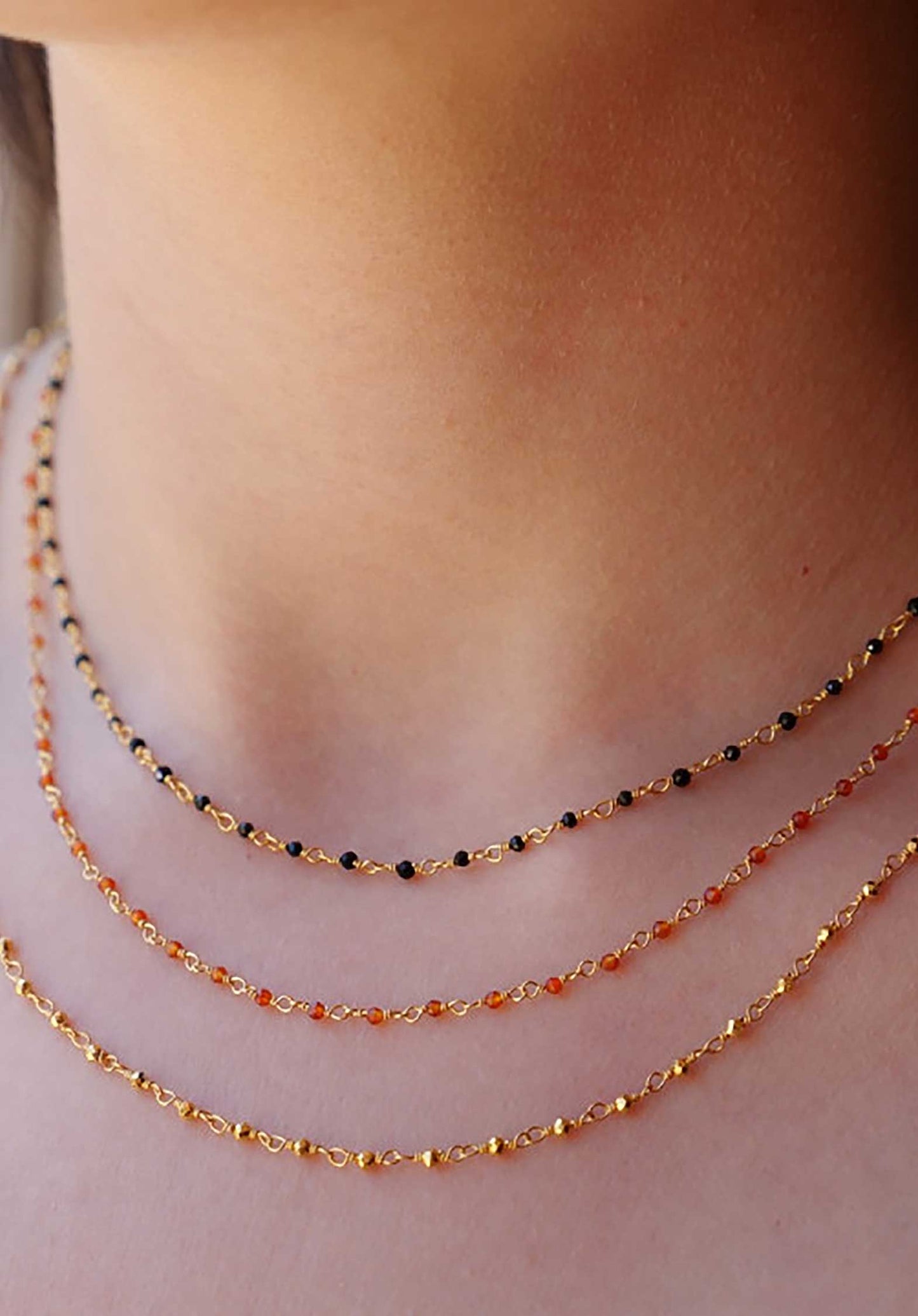 Necklace Cipd Gold-Pyrite