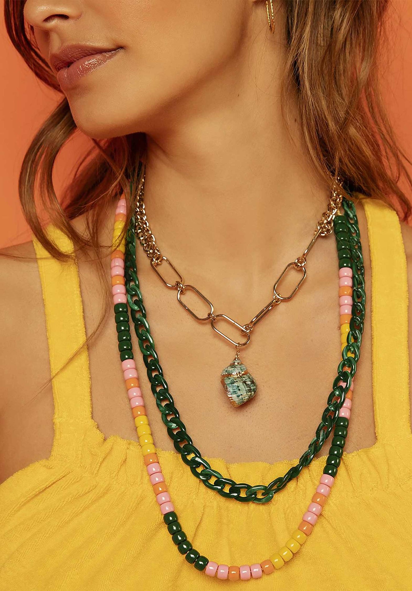 Necklace - Long Beach Gold - RUE MADAME | BOUTIQUE PARISIENNE