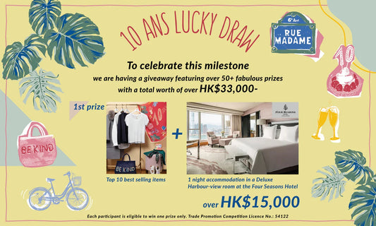 We are turning 10! - RUE MADAME | BOUTIQUE PARISIENNE