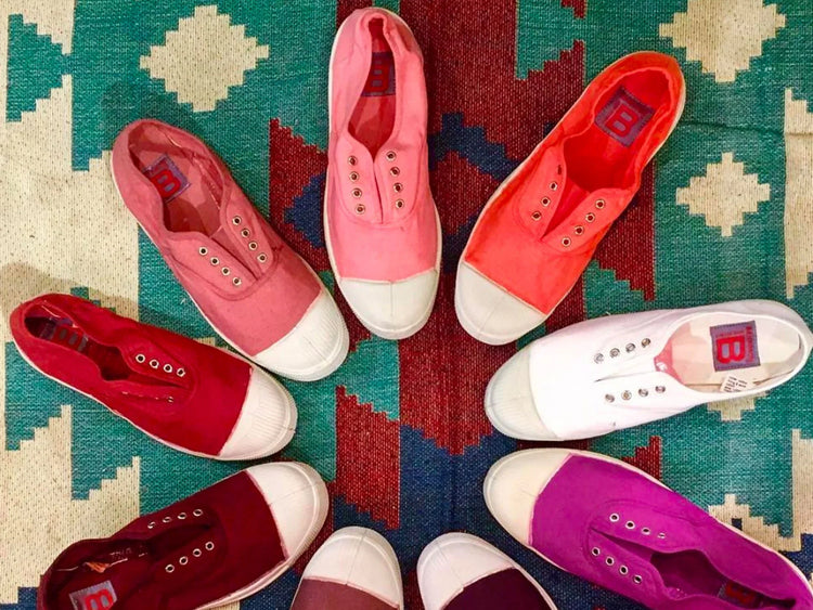 Bensimon's Elly Tennis Shoes and Bensimon Romy B79 Organic Cotton Tennis Shoes online at Rue Madame HK