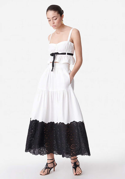 Skirt 4eca01-v07216 White