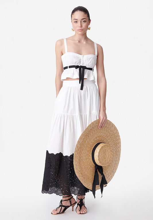 Skirt 4eca01-v07216 White