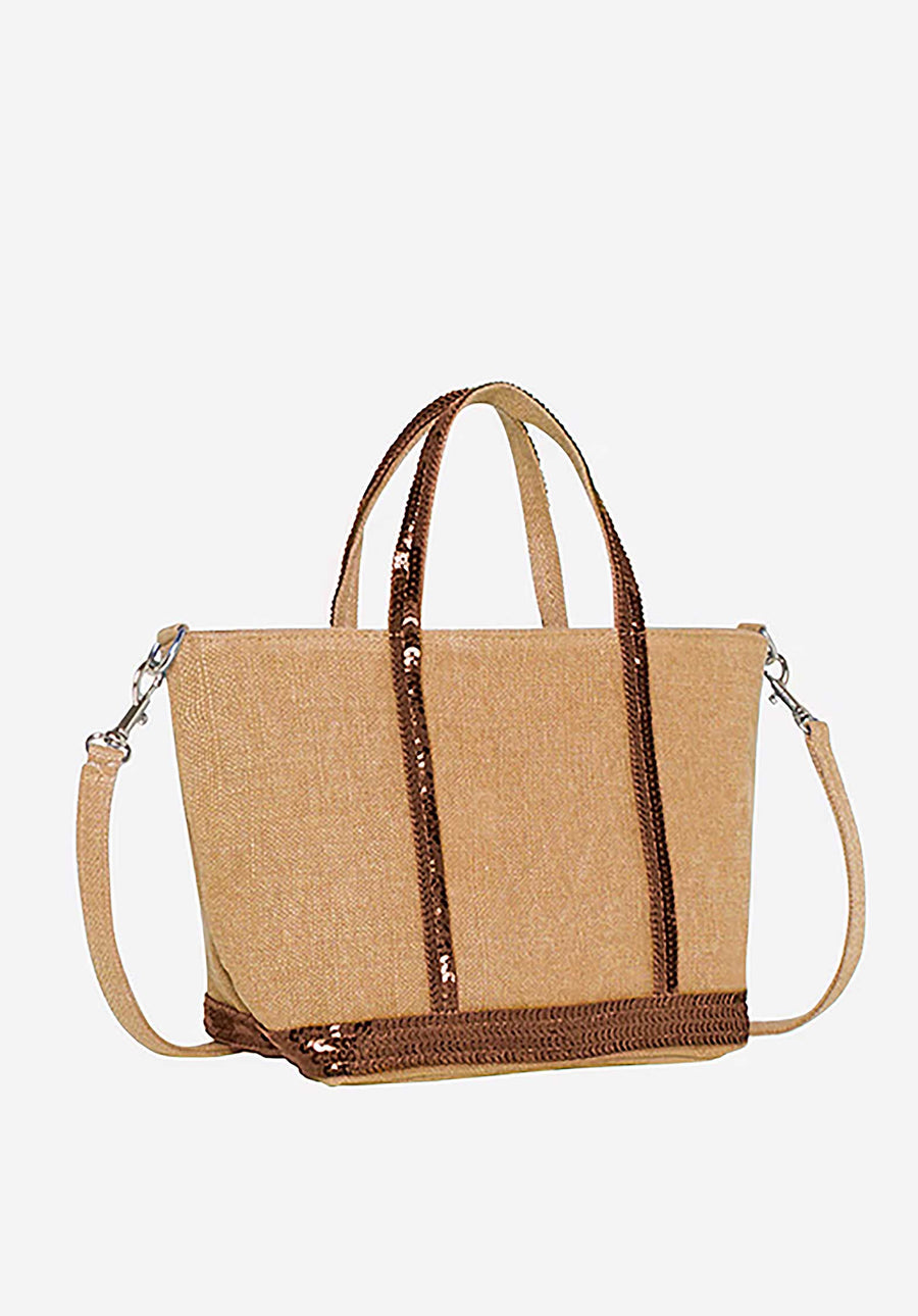 Mini Bag Linen Cabas Xs Ve31-v40410 Jute