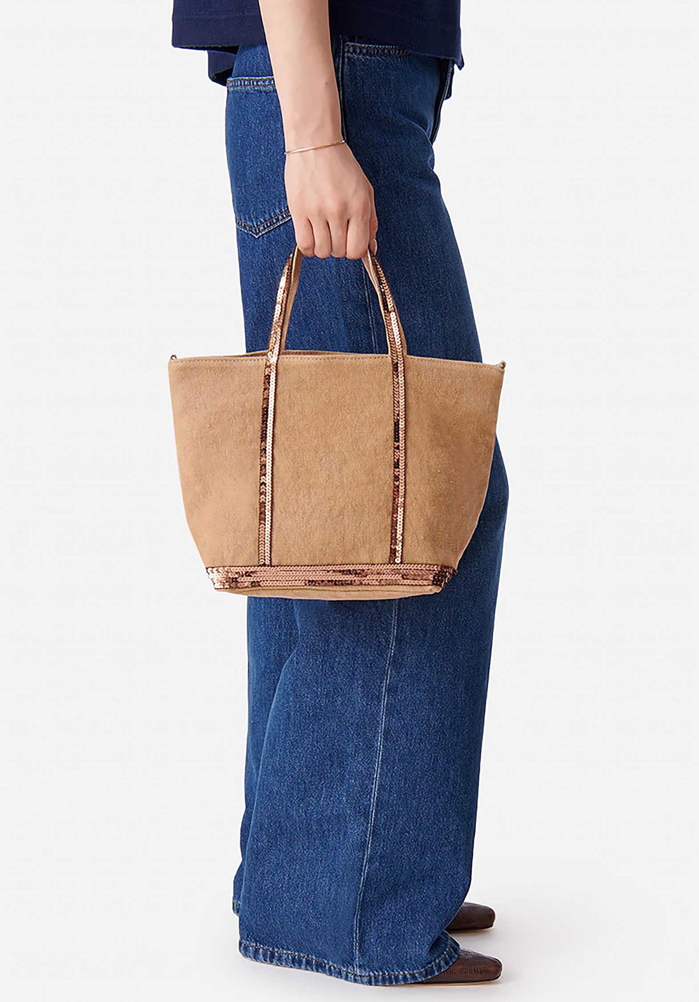 Tote Bag Linen Cabas S Ve31-v40435 Jute