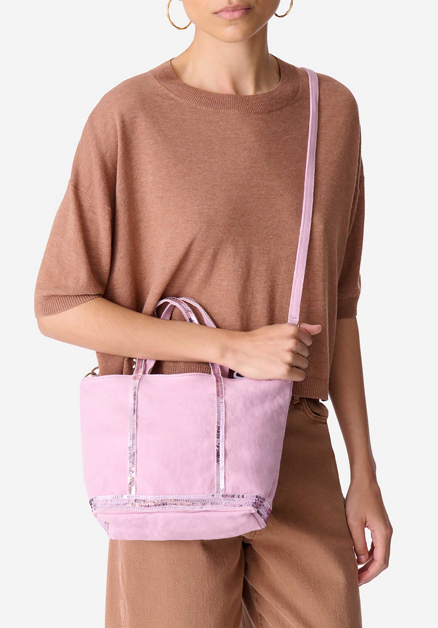 Tote Bag Ve31-v40435 Rose-Ancien