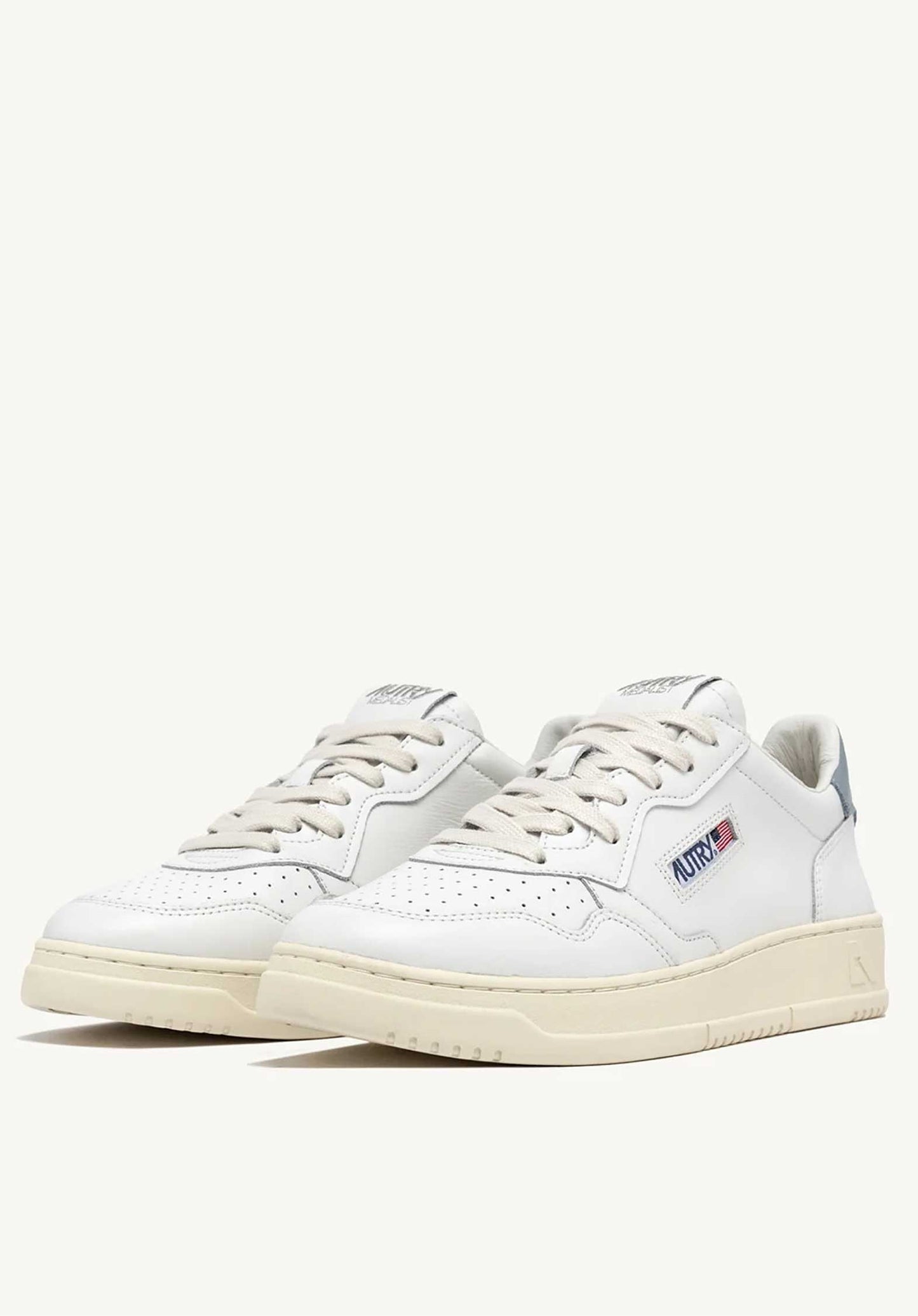 Sneaker Medalist Low Ll White-Silver-Blue