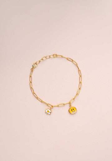 Bracelet Happy Flower Br Gold