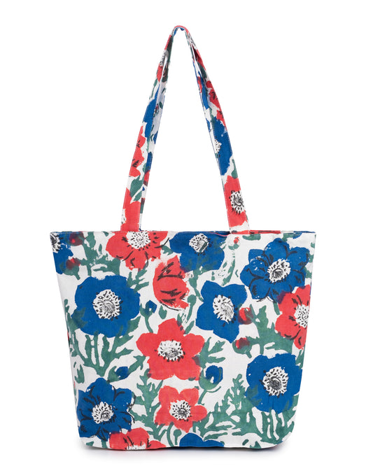 Women's Tote Bag 100 Percent Cotton Canvas - Sage Green Sanremo