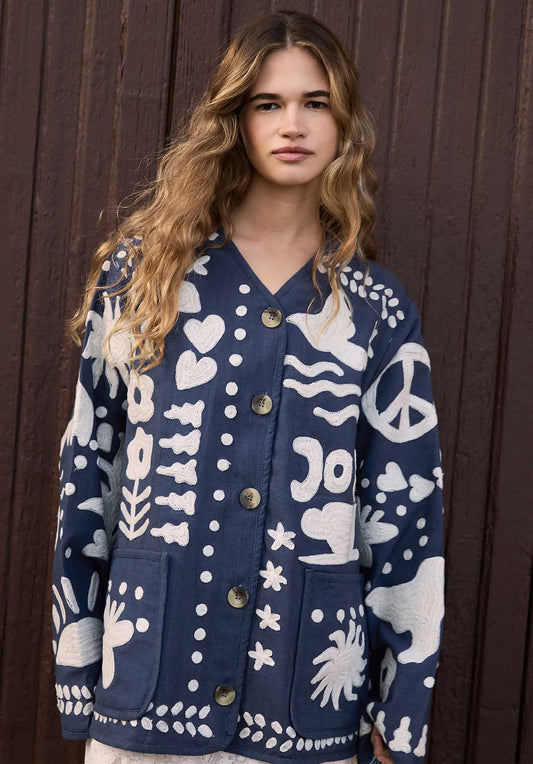 Jacket Maggie Suzani Navy-Peace