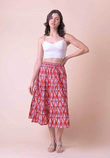 Skirt An841 Skazen Skirt Farsi-Red