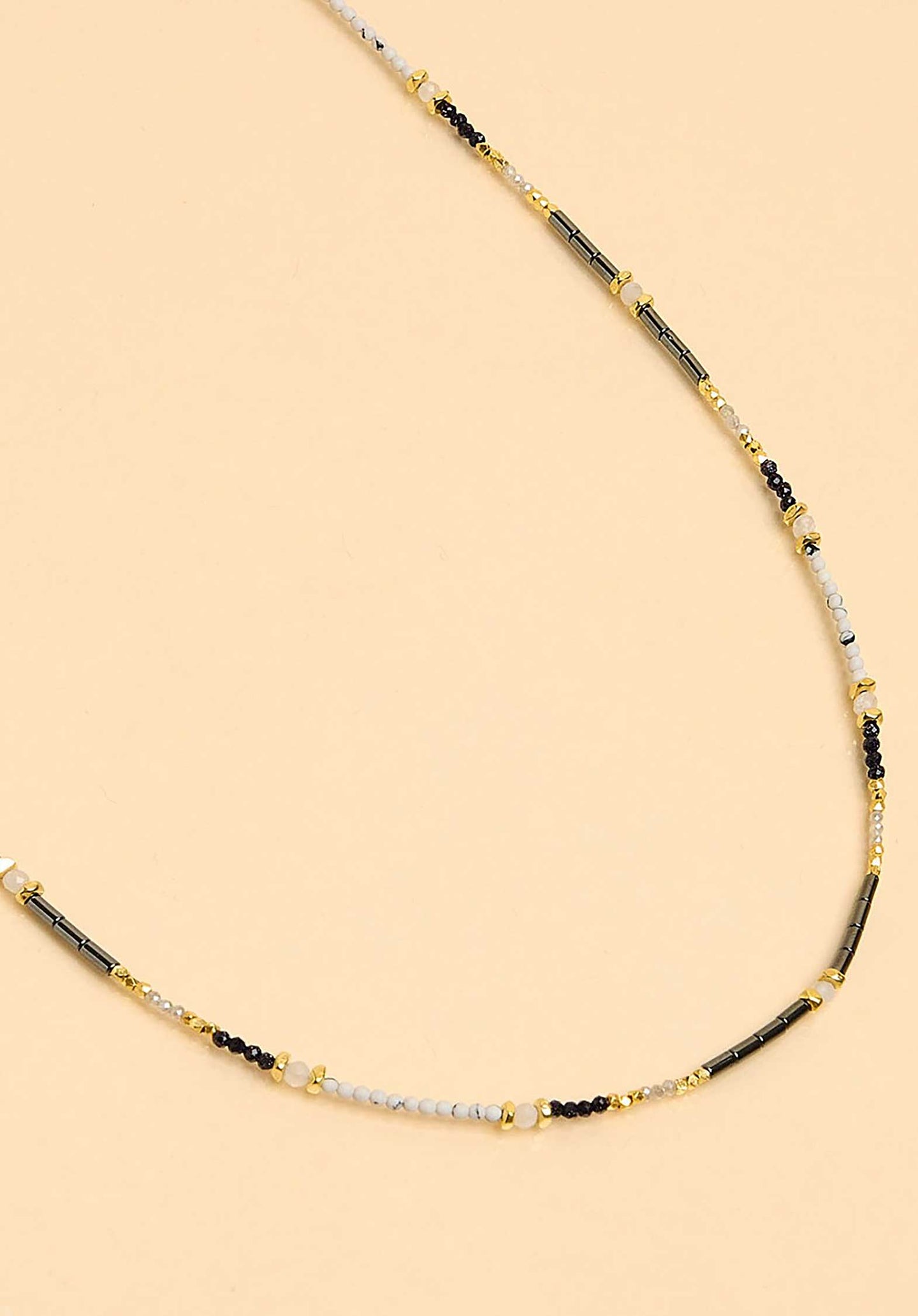 Necklace Caen5 Noir