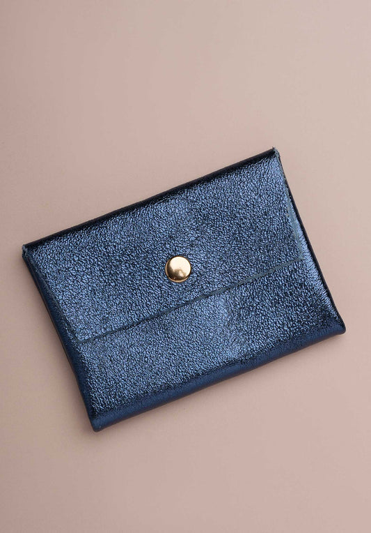 Pouch Double Com Porte Bleu-Jean