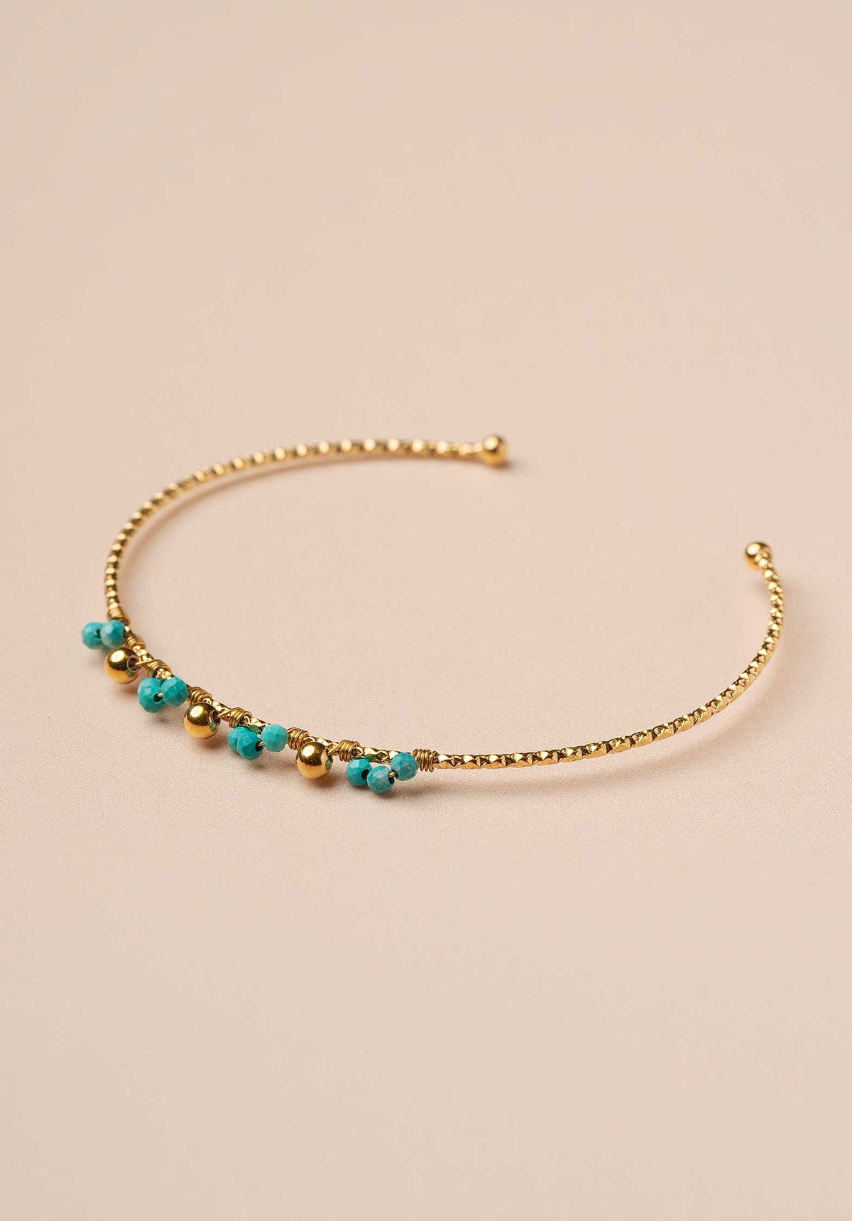LES CLEIAS | Floryne Bangle - Light-Blue