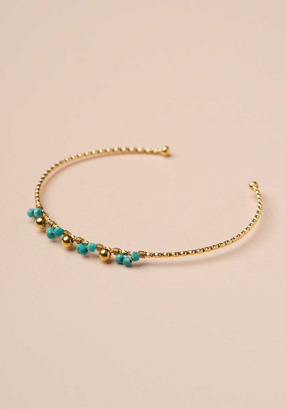 LES CLEIAS | Floryne Bangle - Light-Blue
