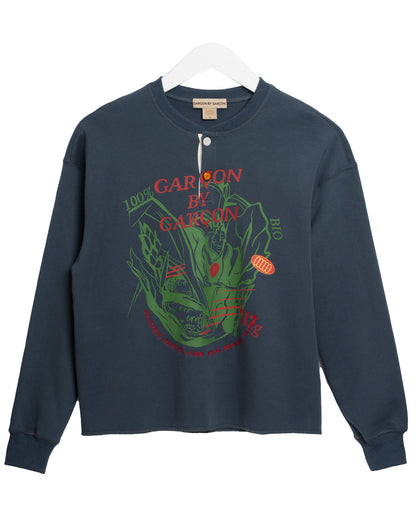 Garcon by Garcon | Henley Sweatshirt - Navy
