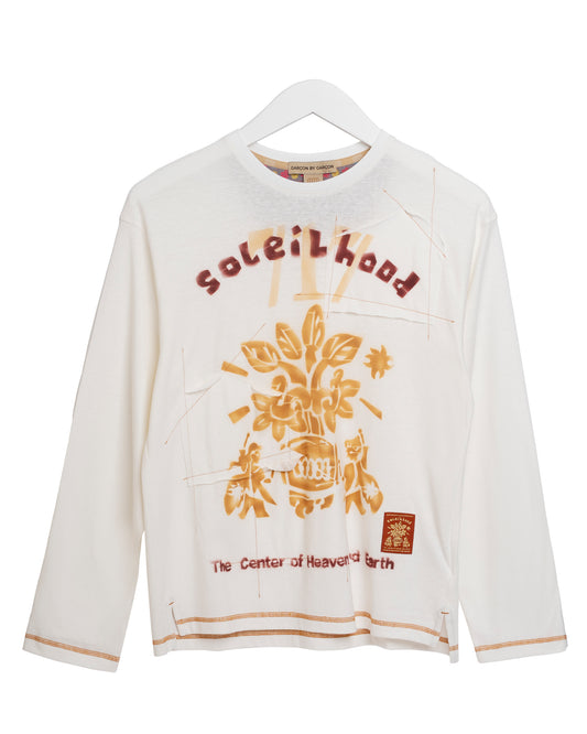 Garcon by Garcon | Sun Tree Graphic Tee - Long Sleeve White
