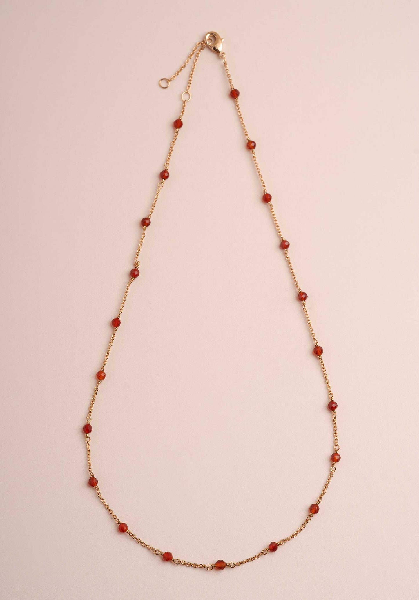 Necklace Dilara Stone Nec Red-Agathe