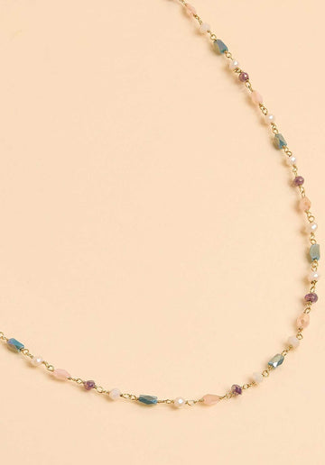 Necklace Cfebp7 Bleu-Rose