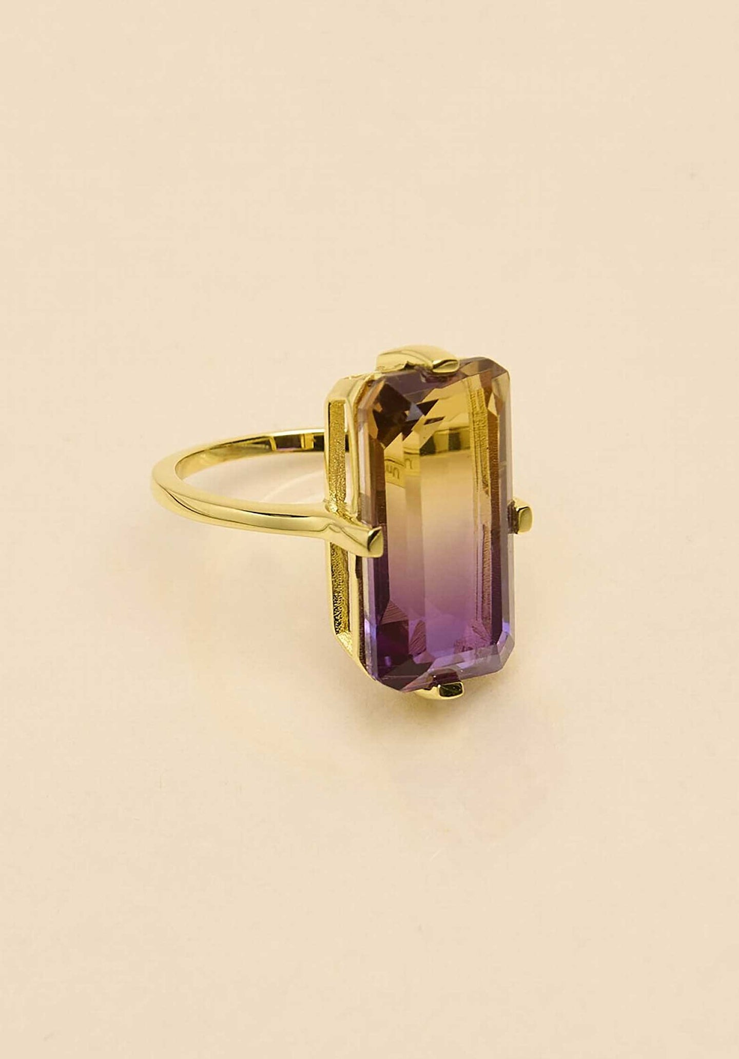 Ring Brop6 Ocre-Et-Violet