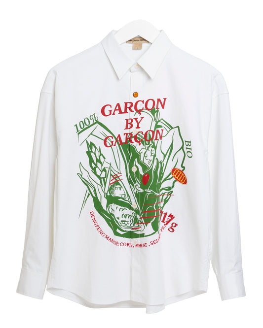 Garcon by Garcon | Dengfeng Farm Print Shirt - White