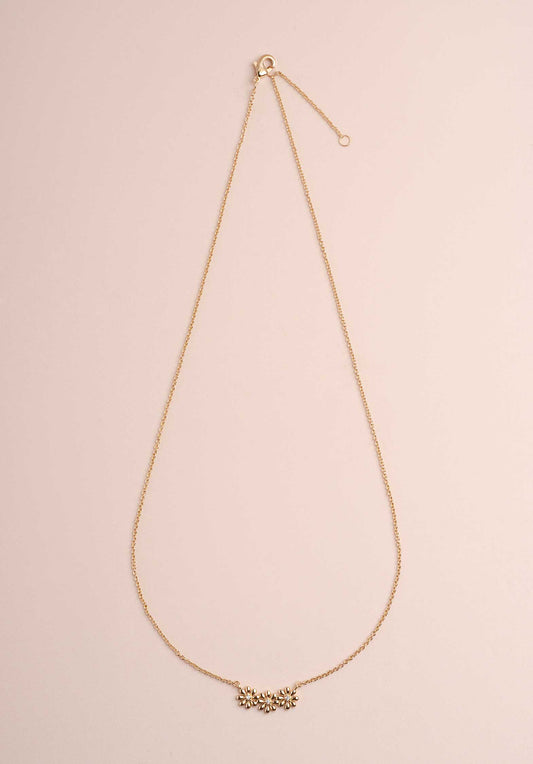 Necklace 3 Flow Necklace Gold