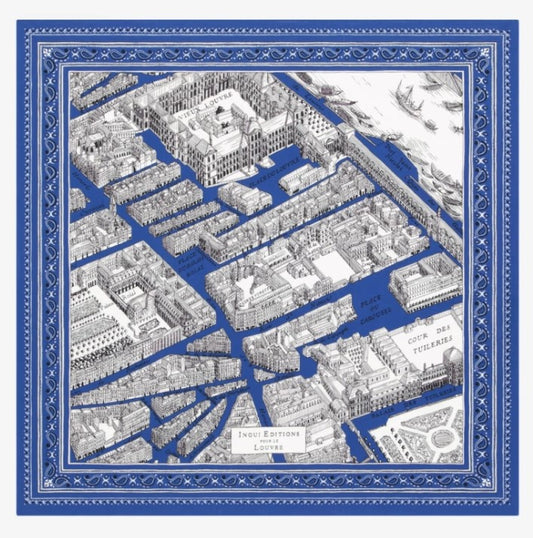 Scarf Ca22lou04 Blue