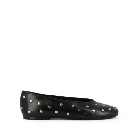 Ballerines Dania Cuir Noir