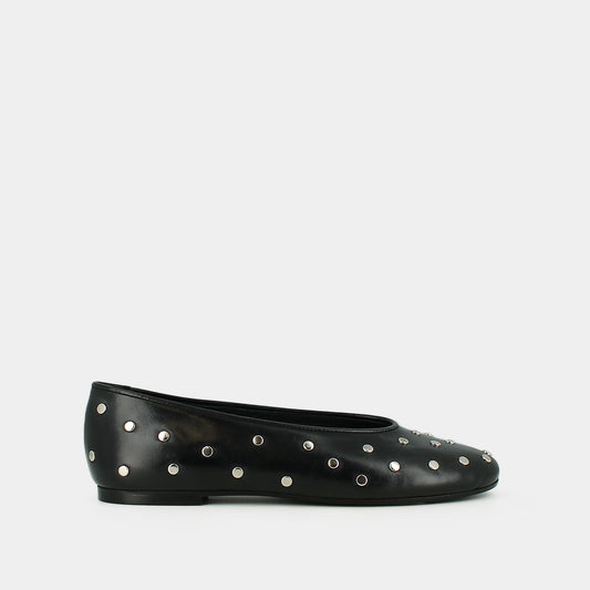 Ballerines Dania Cuir Noir