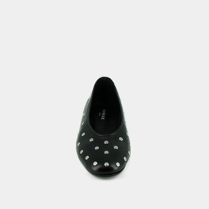 Ballerines Dania Cuir Noir